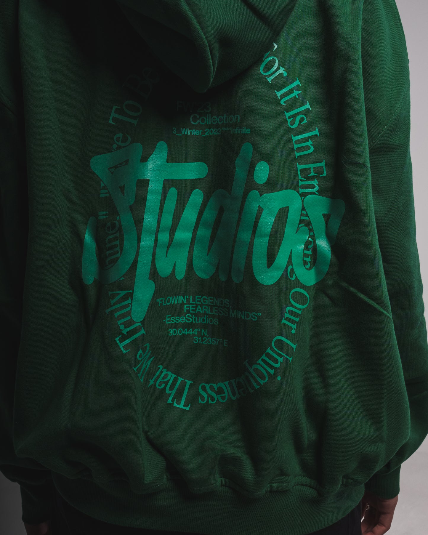 Esse Studios Green Hoodie