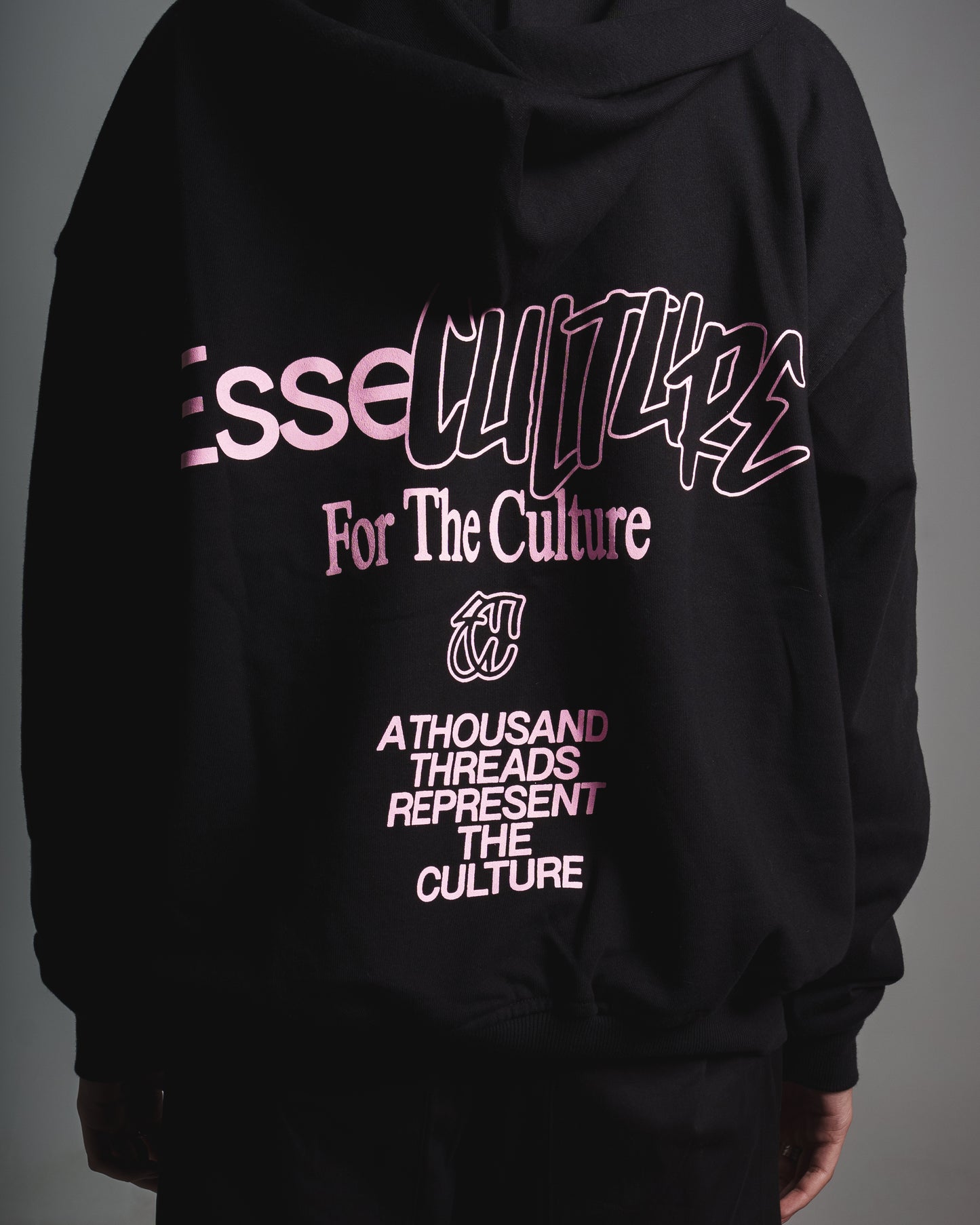 Esse Culture Candy Pink Zip Up Hoodie